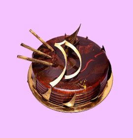 Chocolate mirror cake